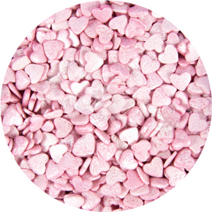 СердечкиРозовыеПерламутр